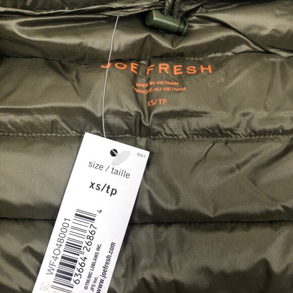 Down Vest by joe fresh NWT  XS/TP - Picture 6 of 7
